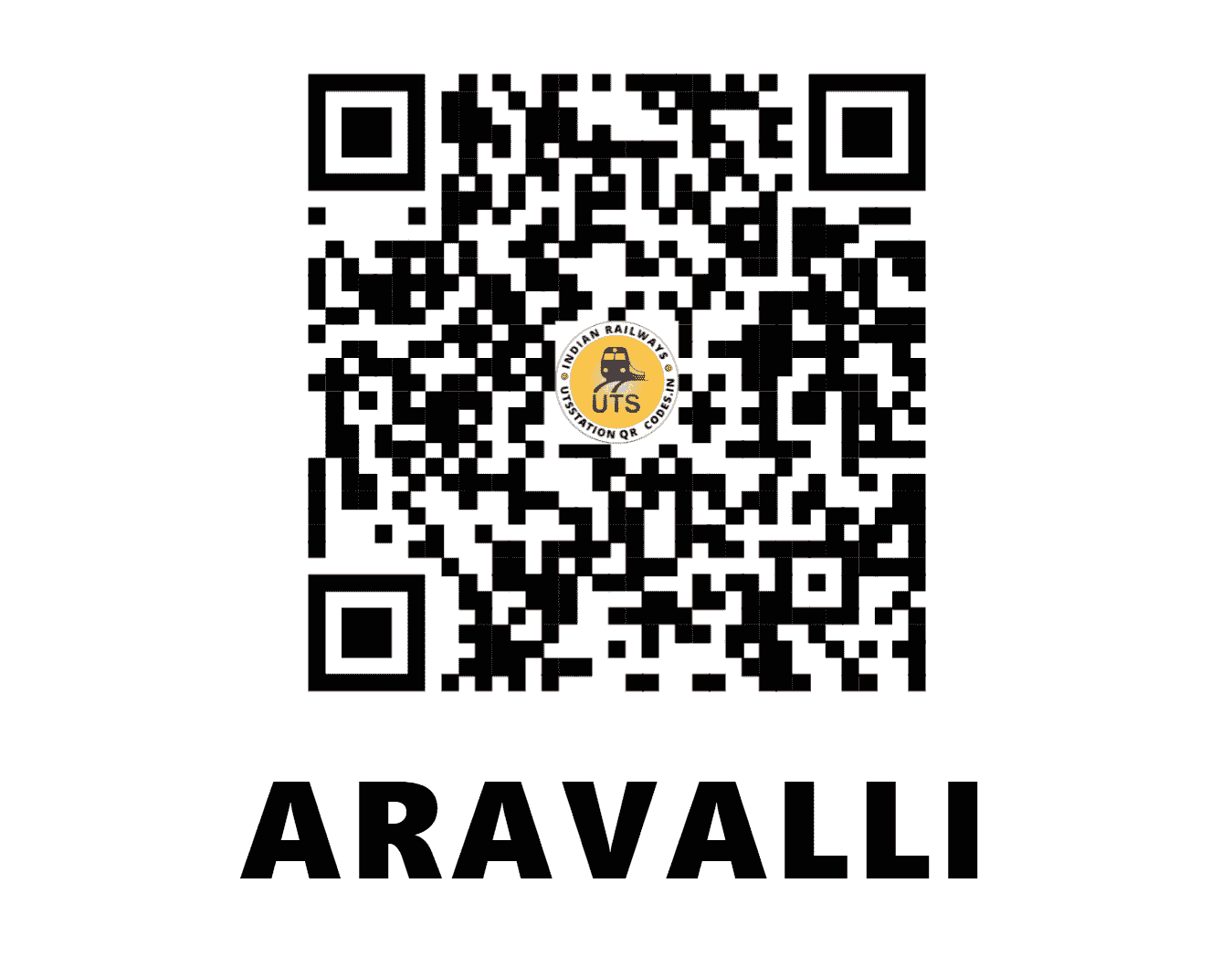 UTS QR Code for ARAVALLI - AVLI - SC (ANDHRA PRADESH)